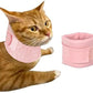 MANON ROSA Cat Neck Brace Elizabethan Collar for Pet After Surgery Recovery Adjustable Breathable Neck Cervical Cone for Small Medium Dogs Puppies Kittens with Spinal IVDD Issues (L 7.5-15",Pink)