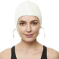 Beemo Swim Cap Women Chin Strap Bubble Crepe Latex Long Short Hair Swimming Caps