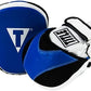 TITLE Boxing Flurry Pro Punch Mitts, Blue/Black - Boxing Pads, Muay Thai Pads, Punching Mitts, Focus Mitts, Boxing Equipment, Punching Pads, MMA Equipment, Kickboxing