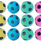 Cat Toy, Foam Sponge Soccer Ball (12 Pack), Interactive Pet Kitten Cat Exercise Toy Balls, Soft, Bouncy, Noise Free, Indoor, Pink, Yellow, Blue, Green
