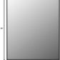 30x36 Inch Black Bathroom Mirror for Wall, Aluminum Frame Rectangle Rectangular Vanity Mirror, Modern Large for Bedroom, Living Room, Horizontal or Vertical
