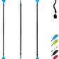 OCEANBROAD Kayak Paddle 86in/218cm, 90.5in/230cm, 95in/241cm Alloy Shaft Kayaking Boating Canoeing Oar with Paddle Leash