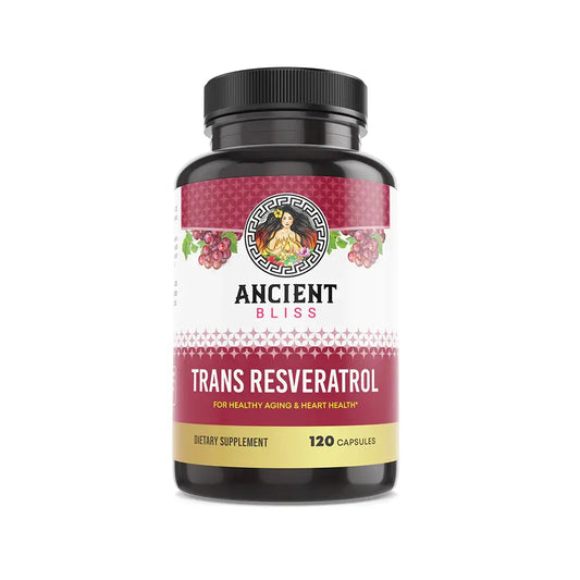 Ancient Bliss Trans-Resveratrol 1500mg with Polyphenol Complex 120Caps