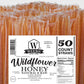 Raw Honey Straws – Orange Blossom & Wildflower | Weeks Honey Farm