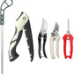 5 Piece Gardening Scissors Folding Saw Pruner Set with Pruner Saw Hand Garden Clippers Set