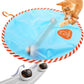 Migipaws Interactive Cat Ball Toy Set, Fun Tracker, Glowing Chase Ball with MystiChaser Pouch, Fluffy Tail, A Small Mice (White)