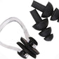 Zooshine 6 Sets Waterproof Silicone Swimming Earplugs Nose Clip Plugs,Ear & Nose Protector Swimming Sets Box Package