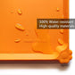 Hoki Found L Silicone Non Slip Pet Dog Cat Bowl Mats - Placemat - Feeding Mat - Waterproof - For Carpet - Orange