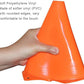 Soccer Cones (9 Inch 20 Pack), Agility Training Sport Cone with Carry Bag for Drilling Football Basketball Field Markers,