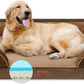Comfort Expression Dog Bed for Extra Large Dogs, Orthopedic Memory Foam Dogs Beds, XL Dog Bed with Removable Cover, Waterproof Pet Beds Large with Bolster(X-Large,Khaki Brown)