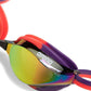 ARENA Unisex Python Racing Swim Goggles for Men and Women Anti-Fog No Leak Max Comfort Dual Strap, Mirror/Non-Mirror Lens