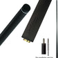 29.13" /Radial Wavy 3/8-10 3/8-11 3/8-14 Uni-Loc 5/16-18 Carbon Pool Cue Single Shaft, Low Deflection Technology, Ultra-Smooth, pro Taper, Easy to Control