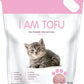 I AM TOFU - Tofu Cat Litter, Natural Flushable, No Dust Extra Clumping Pellet Litter (10 LBS, Honey Peach)