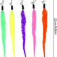 24 PCS Cat Worm Toy Refills Cat Wand Toy Replacement Interactive Wand Accessories Feather Worm Teaser Refills Attachment