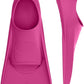 Gintenco Swim Fins, Kids Swim Training Fins for Lap Swimming, Travel Size Flippers with Mesh Bag, Silicone Swimming Fins for Kids Teens Adults Women Men