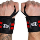 Gymreapers Weightlifting Wrist Wraps (IPF Approved) 18" Professional Quality Wrist Support with Heavy Duty Thumb Loop - Best Wrap for Powerlifting Competition, Strength Training, Bodybuilding