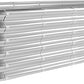 Land Guard 8×2×1.5ft Galvanized Raised Garden Bed Kit, Raised Garden Boxes Outdoor, Oval Metal Raised Garden Beds for Vegetables, Silver