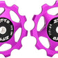 ZTTO Guide Pulley Bike Rear Derailleur Pulley Wheels, Colorful Aluminum Alloy 11T 13T CNC Road Bike Guide Roller Bicycle Derailleur 4mm 5mm 6mm for MTB, Road Bike