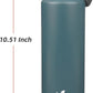 Insulated Water Bottle with Straw Lid,40 oz Stainless Steel Vacuum Metal Bottle with Silicone Handle,Dark Gray