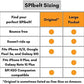 SPIbelt Running Belt for Women Men, Phone Holder for Running, Running Fanny Pack, Holder for Phone, Running Waist Pack, Adjustable Waist, [Fits All Phones]. Black with Anthracite Zipper