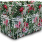 Cruiser Candy Bike Basket Liner Waterproof, Universal Fit for Most Bike Baskets, Stylish 2in1Tote, Bike Basket Cover, EBiKE Front Wire Or Wicker Bike Baskets Fits Up to 15x12x10