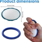 Hand & Finger Exerciser – Grip Strengthener with 2 Resistance Rings & Training Manual with 30+ Exercises – Strengthens Hand Muscles, Joints & Tendons for Rehab, Therapy & Training