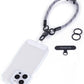 project-cb Phone Wrist Strap 1,Tether Tab 2,Phone Wristlet,Lanyard Wrist Strap,Key Holder,KeyChain,KeyRing×2(Gray)