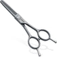 4.5" Thinning Shears for Dogs Grooming Face with Safety Round Tip for Small Dogs Face Paw Ears Trimmer Professional Small Cat Grooming Scissors (4.5" Blender, Gray)