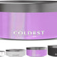 Coldest Dog Bowl - Anti Rust Metal, Non Slip, 3 Layers Insulated Stainless Steel Dog Bowls - Spill Proof & Heavy Duty - Water Bowl for Dogs, Cats, Dish Washer Safe (64 oz, Saturns Purple Glitter)