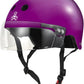 Triple Eight The Certified Sweatsaver Helmet with Visor for Roller Derby, Skateboarding and BMX