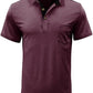 Men's Casual Polo Shirts Classic Button Basic Short Sleeve Shirt Solid Color Cotton Tees Golf Stylish Tops