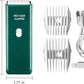 Dog Clippers,Quiet Washable USB Rechargeable Cordless Dog Grooming Kit,Electric Pets Hair Trimmers Shaver Shears for Dogs and Cats Green