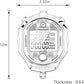 Stopwatch Timer, Digital Stop Watch with 0.01second & 0.001second Timing, Metal 10/100/400 Laps Memory, Rolilink Large dispaly Alarm Clock for Coach Sports Running Marathon