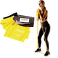 7Ft Long Resistance Bands for Stretching - Resistance Bands Set with Door Anchor - Exercise Bands Including Carry Pouch, E-Book & App - Latex-Free Workout Bands