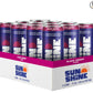 Sunshine Sparkling Energy Drink, Black Cherry with Daily Essential Vitamins, 360mg of Electrolytes, 70mg of Natural Caffeine, 12 Fl Oz (Pack of 12)