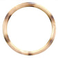 ZooBoo Wing Chun Rattan Ring - Natural Wood Rings Wing Tsun Kung Fu Wrist Hand Strength Training Equipment Yewen Sau Sticky IP Man Siu Lum Kung Fu Rings - Rattan 9 inch
