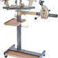 Tennis Stringing Machine, Standing Type, Shared for Tennis and Badminton Racquets, Full Metal Black Gold, Comes with a Complete Set of Stringing Tools, 10 Tennis Strings