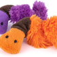 P.L.A.Y. Cute Cat Toys - Feline Frenzy Animal Critter Themed Catnip Filled Toy, Great for Adult Cats and Kittens - Machine Washable, Recycled Materials, Crinkles, Bungees (Wiggly Wormies, Set of 2)