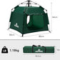 Outdoor Waterproof Pet Automatic Camping Tent, Pop up Cave Bed for Indoor Cats and Small Dogs, Portable Cat House Dog House, Army Green.