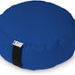 Bean Products Zafu Meditation Pillows for Sitting on Floor, Yoga Cushion, Cotton/Buckwheat Fill Yoga Pillow, Zafu Meditation Cushion, Zen Kneeling Prayer Pad- Made in USA - 14" Round - Royal Blue