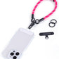 project-cb Phone Wrist Strap 1,Tether Tab 2,Phone Wristlet,Lanyard Wrist Strap,Key Holder,KeyChain,KeyRing×2(Magenta)