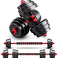 Adjustable-Dumbbells-Sets,Free Weights-Dumbbells Set of 2 Convertible To Barbell A Pair of Lightweight for Home Gym,Women and Men Equipment