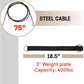 Yes4All Tricep Press Down Cable Machine Attachment Set, LAT Pulldown Attachment, Cable Machine Accessories for Home Gym