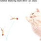 Cat Toy Balls, 5 PCS Colorful Feather Bouncy Balls for Cats No Noise Interactive Kitten Toys Cat Exercise Ball, Safe for Your Kitty (B)