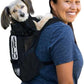 K9 Sport Sack Air 2 - X-Small, Jet Black - Ideal for Dogs with 9-12” Back Length - Durable, Breathable Backpack-Style Carrier - Perfect for Walks, Short Hikes & Public Transportation