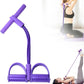 21 Fitness Resistance Bands-6 Tube Pedal Ankle Puller | 2025 Upgrade 6-Level Elastic Exercise Bands with Yoga Pedal | Natural Latex Workout Equipment for Sit Up/ABS/Leg Training (Women & Men)