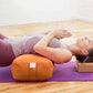 Sol Living Yoga Bolster Pillow Rectangular Meditation Cushion Cotton Meditation Accessories for Restorative Yoga Meditation Pillow Yoga Pillow Firm Body Pillow Bolster Pillow for Legs Removable Cover