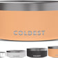 Coldest Dog Bowl - Anti Rust Metal, Non Slip, 3 Layers Insulated Stainless Steel Dog Bowls - Spill Proof & Heavy Duty - Water Bowl for Dogs, Cats & Pets, Dish Washer Safe (100 oz, Sahara Peach)