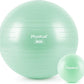 Yoga Ball for Exercise, Pilates Set, 4 Sizes Fitness Ball for Workout, Birthing, Pregnancy, Physical Therapy- Pump Included