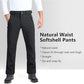 Outdoor Ventures Men's Lite Waterproof Windproof Fleece Lined Warm Hiking Ski Snow Pants Expandable-Waist